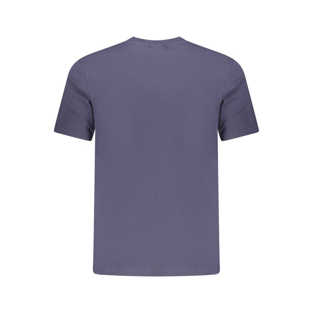 Napapijri Blue Cotton Men T-Shirt Napapijri