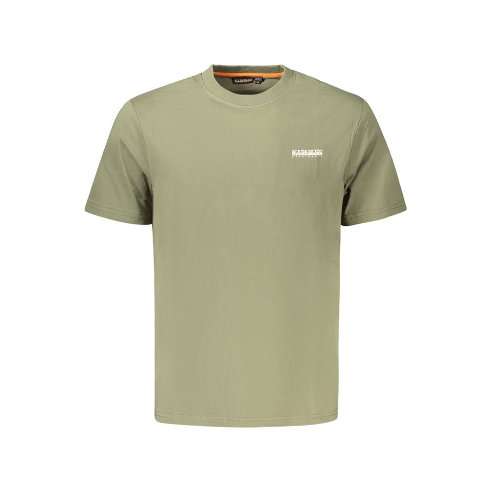 Napapijri Verde Cotton Men T-Shirt Napapijri