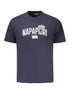 Napapijri Blue Cotton Men's T-Shirt Napapijri