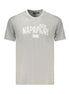 Napapijri Grigio Cotton Men T-Shirt Napapijri