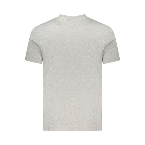 Napapijri Grigio Cotton Men T-Shirt Napapijri