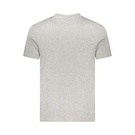Napapijri Grigio Cotton Men T-Shirt Napapijri