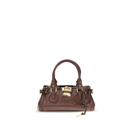 Chloé Bordeaux Buffalo Leather Shoulder Bag Chloé