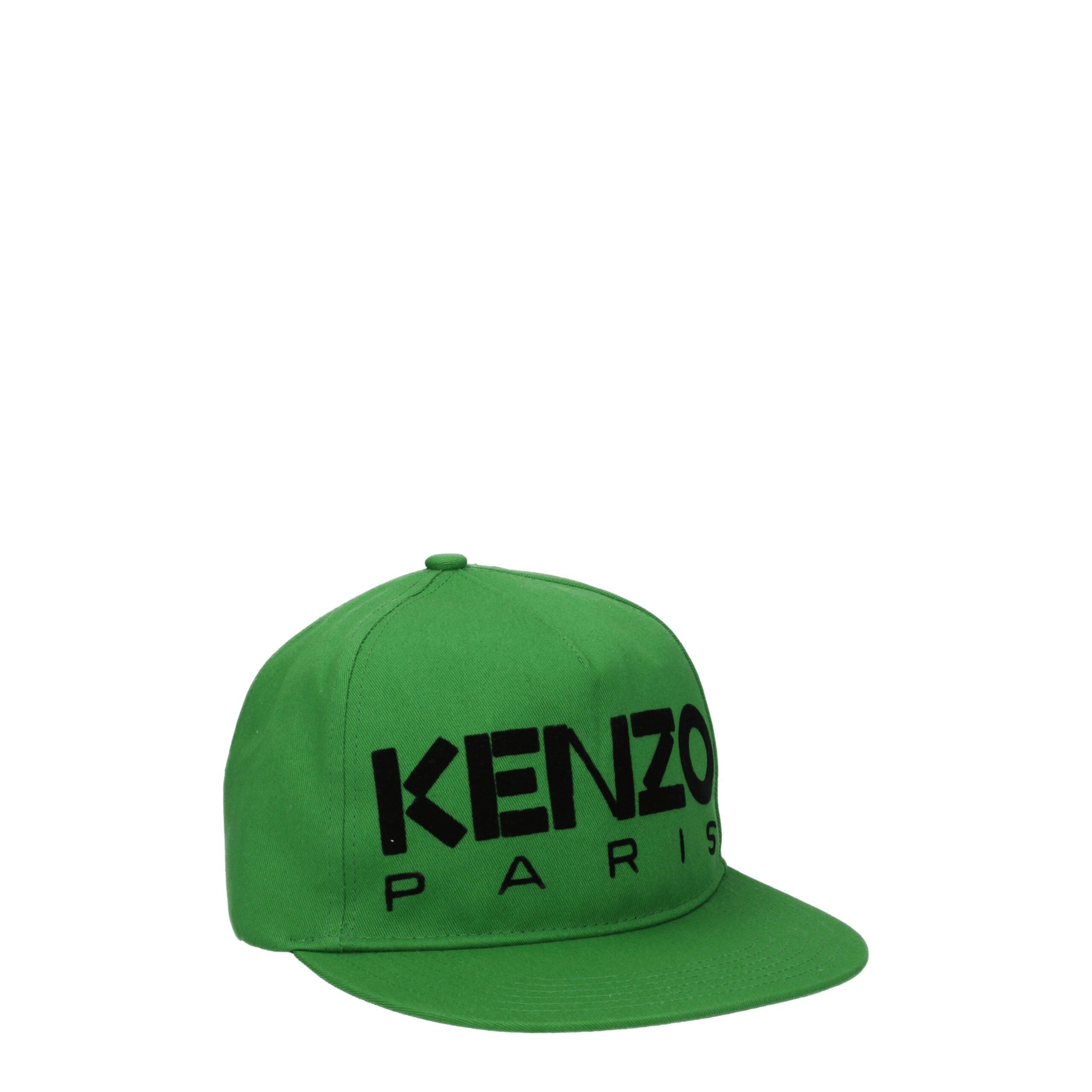 Kenzo Green Cotton Cap (Baseball Hat) Kenzo