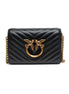 PINKO Black Leather Love Click Mini Shoulder Bag PINKO