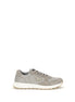 Prada Gray Recycled Polyamide Athletic Sneakers Prada