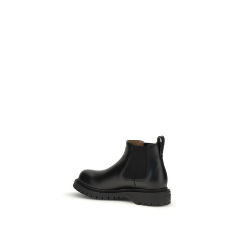 Givenchy Black Bull Skin Chelsea Boots Givenchy