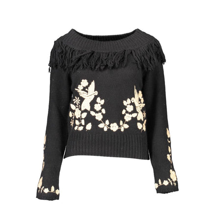 Blugirl Black Viscose Women Sweater Blugirl