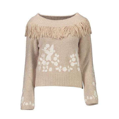 Blugirl Beige Viscose Women's Sweater Blugirl