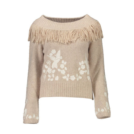 Blugirl Beige Viscose Women's Sweater Blugirl