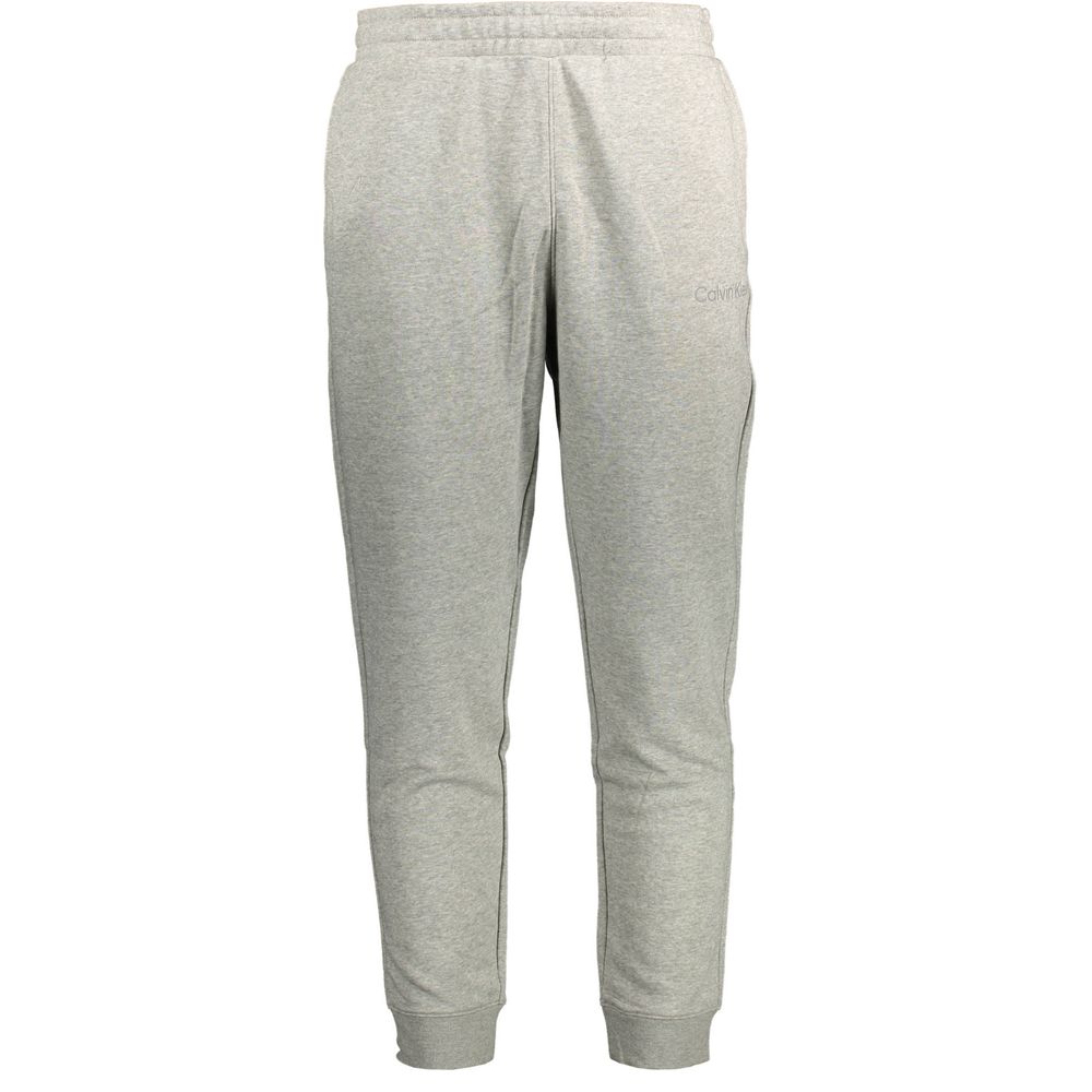 Calvin Klein Gray Cotton Men's Track Pant Calvin Klein