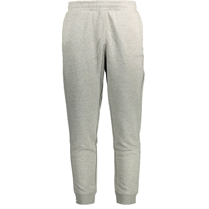 Calvin Klein Gray Cotton Men's Track Pant Calvin Klein