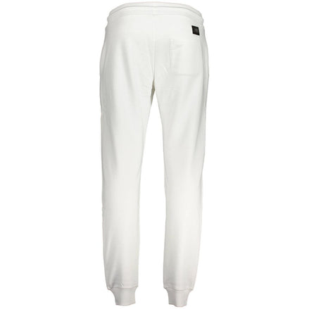 Cavalli Class Bianco Cotton Men's Sweatpant Cavalli Class