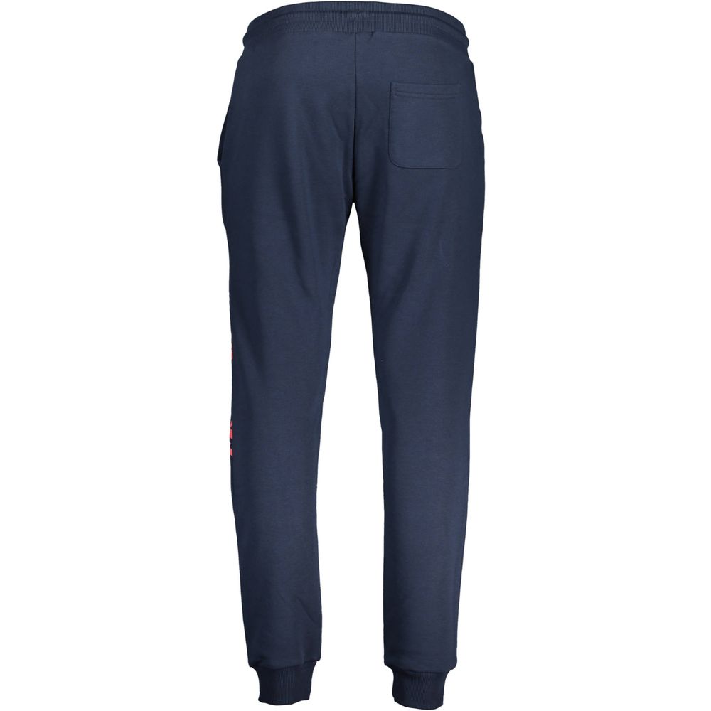 Cavalli Class Blue Cotton Men's Sweatpants Cavalli Class