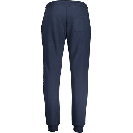 Cavalli Class Blue Cotton Men's Sweatpants Cavalli Class