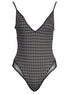 Karl Lagerfeld Black Elastane Swimwear Karl Lagerfeld