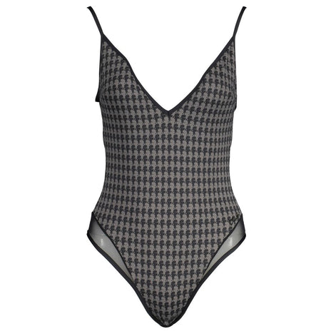 Karl Lagerfeld Black Elastane Swimwear Karl Lagerfeld