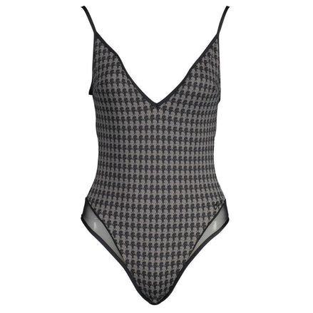 Karl Lagerfeld Black Elastane Swimwear Karl Lagerfeld