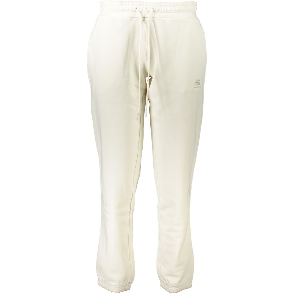 Napapijri White Cotton Women's Sweatpant Napapijri