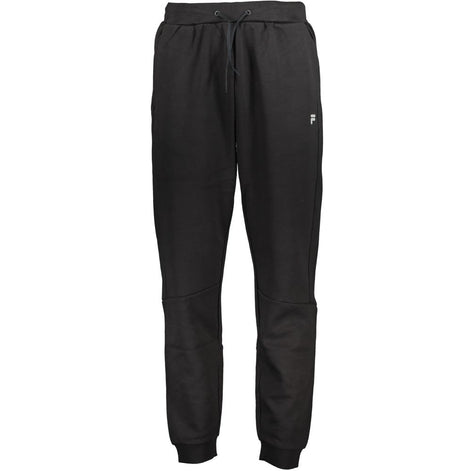 Fila Black Cotton Joggers (Workout Pants) Fila