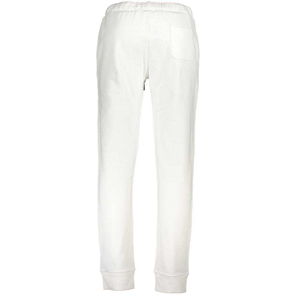 La Martina White Cotton Men's Track Pant La Martina