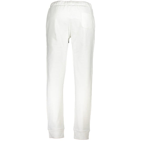 La Martina White Cotton Men's Track Pant La Martina