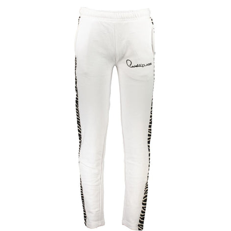 Cavalli Class White Cotton Men's Sweatpant Cavalli Class