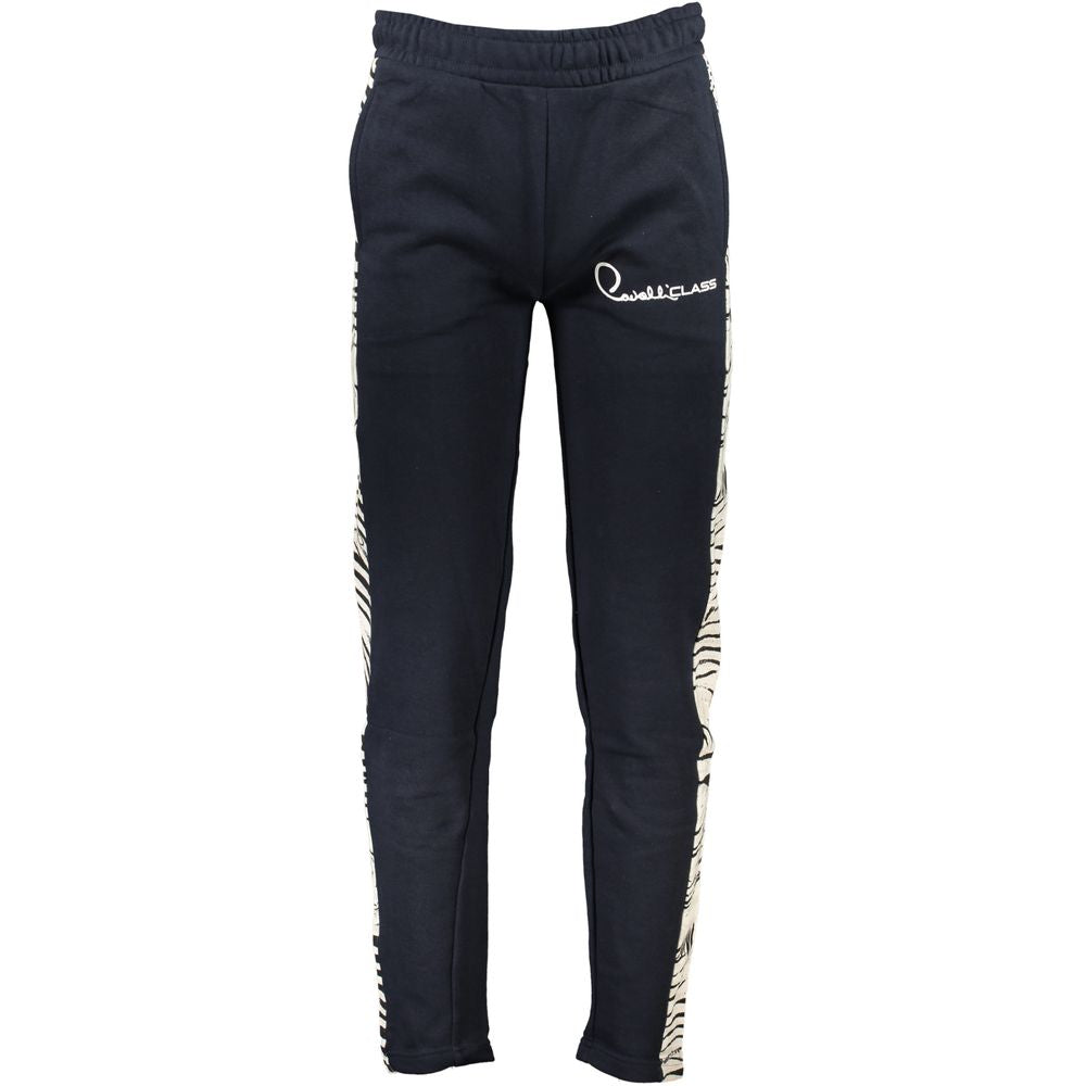 Cavalli Class Blu Cotton Men's Sweatpants Cavalli Class