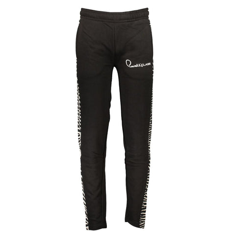 Cavalli Class Black Cotton Men's Sweatpants Cavalli Class