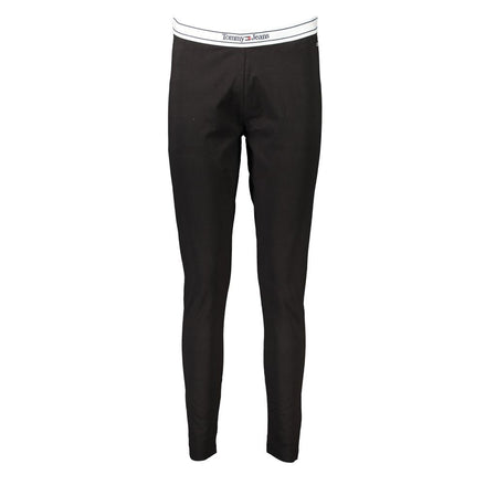 Tommy Hilfiger Black Cotton Pant Tommy Hilfiger
