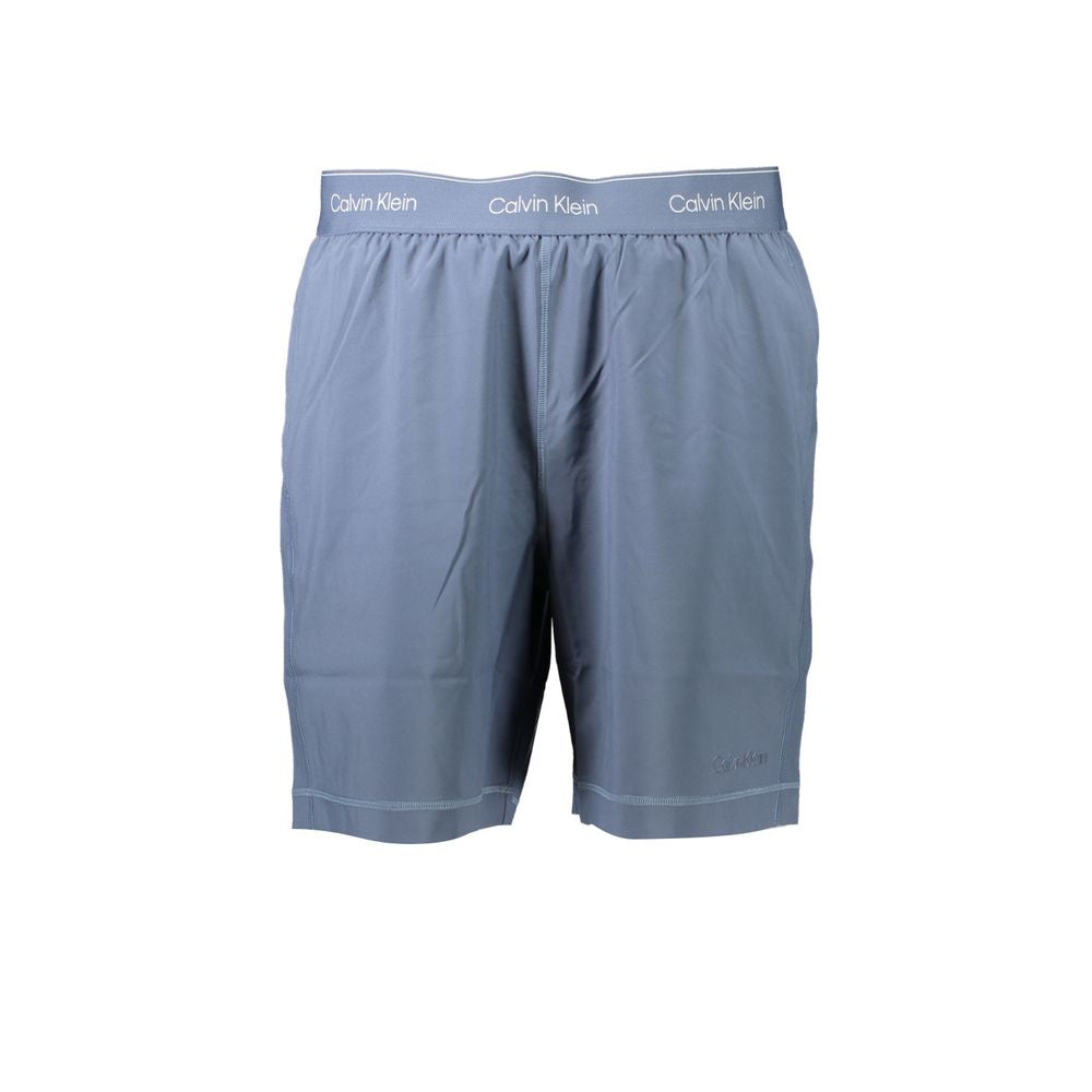 Calvin Klein Blue Polyester Shorts Calvin Klein