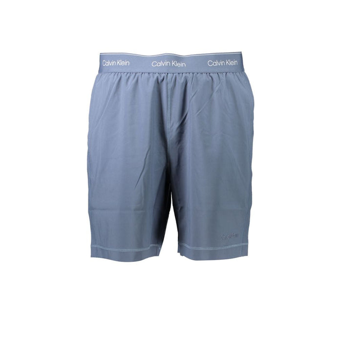 Calvin Klein Blue Polyester Shorts Calvin Klein