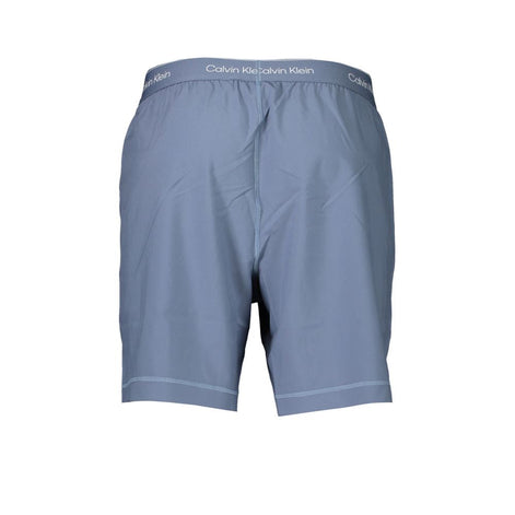 Calvin Klein Blue Polyester Shorts Calvin Klein