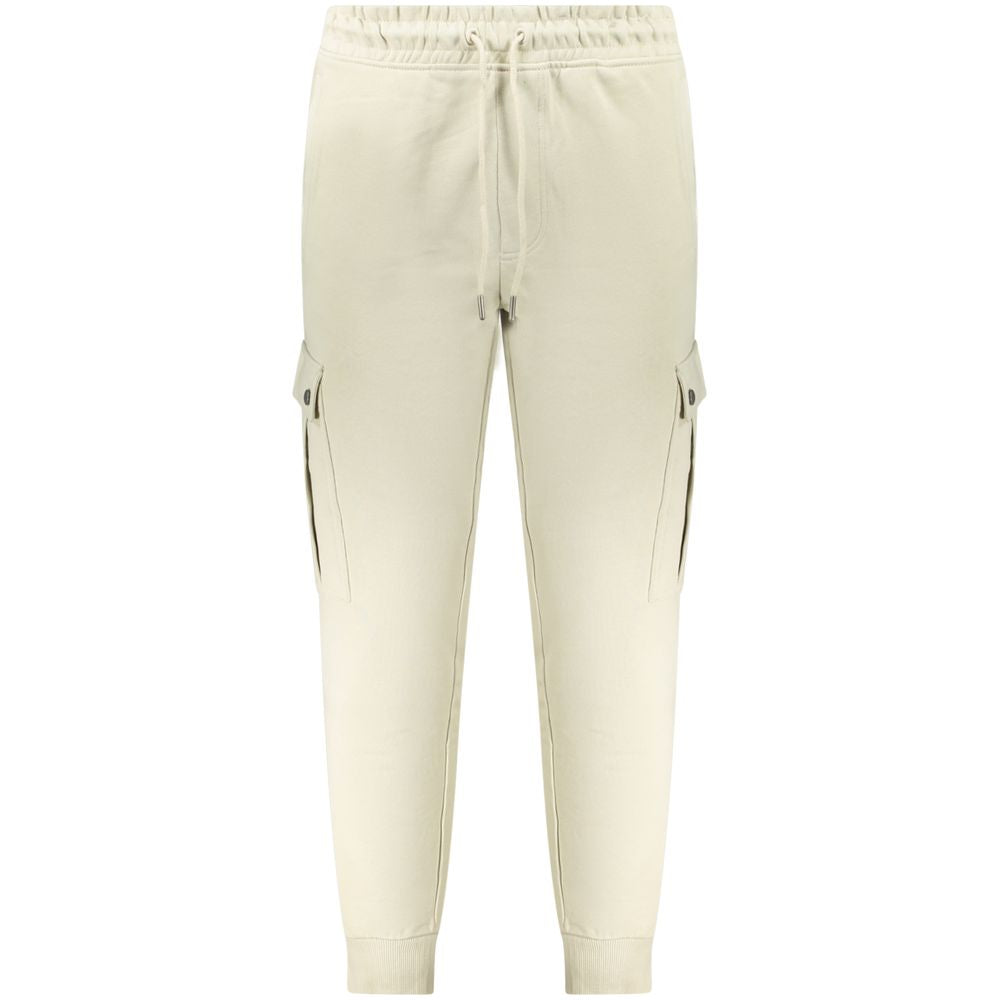 Hugo Boss Beige Cotton Men's Sweatpants Hugo Boss