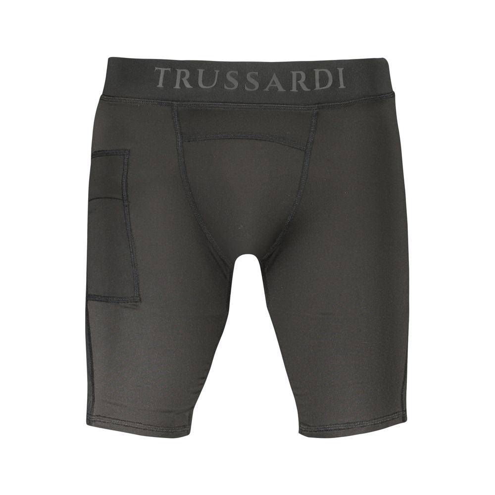 Trussardi Black Polyester Pant Trussardi