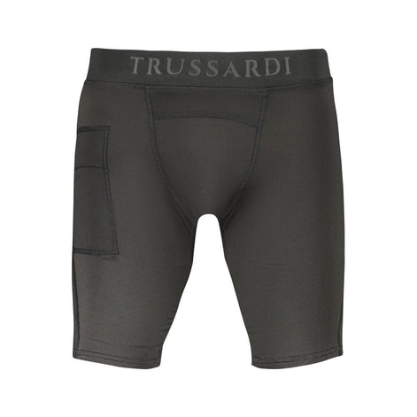 Trussardi Black Polyester Pant Trussardi