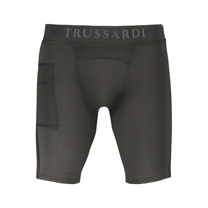 Trussardi Black Polyester Pant Trussardi