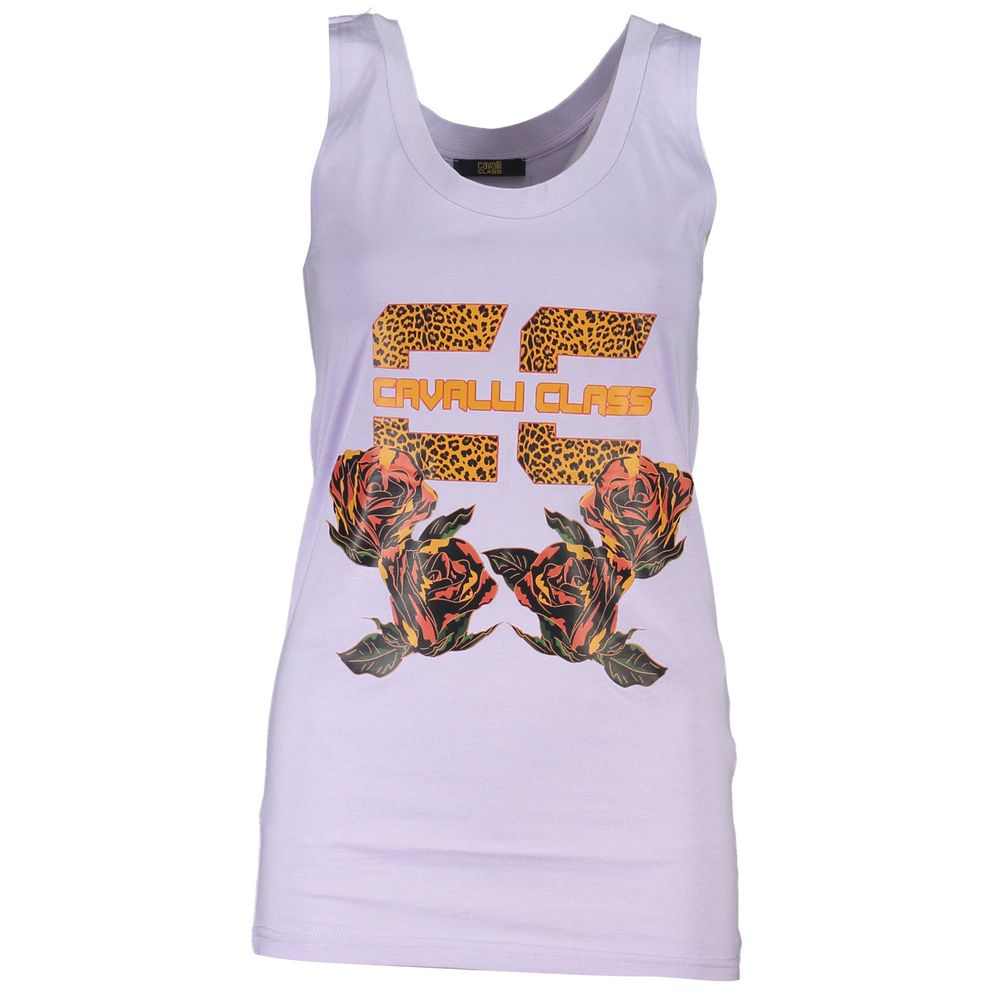 Cavalli Class Viola Cotton Women Tank Top Cavalli Class