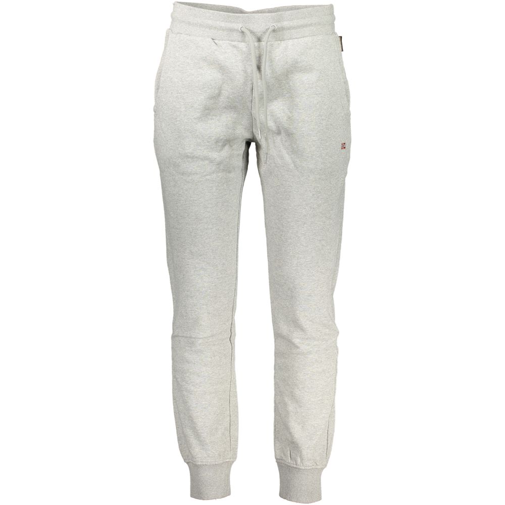 Napapijri Gray Cotton Men's Sweatpants Napapijri