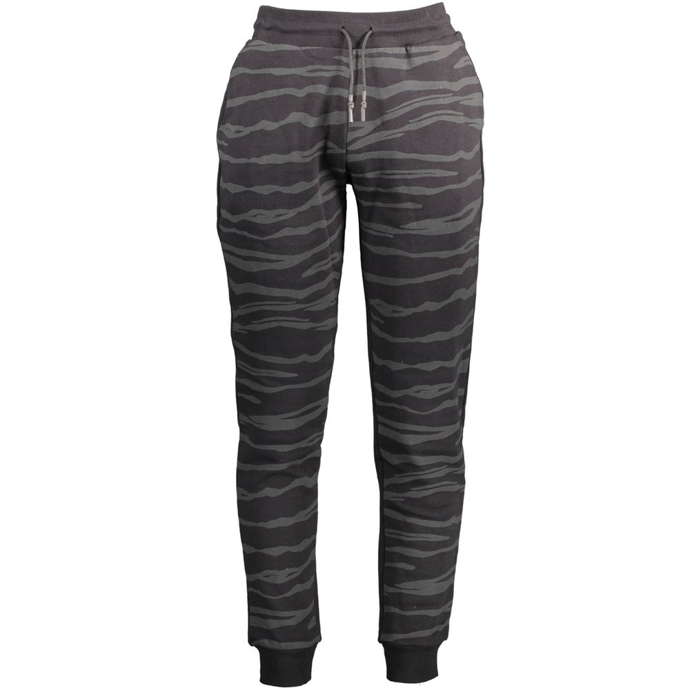 Cavalli Class Black Cotton Men's Sweatpant Cavalli Class