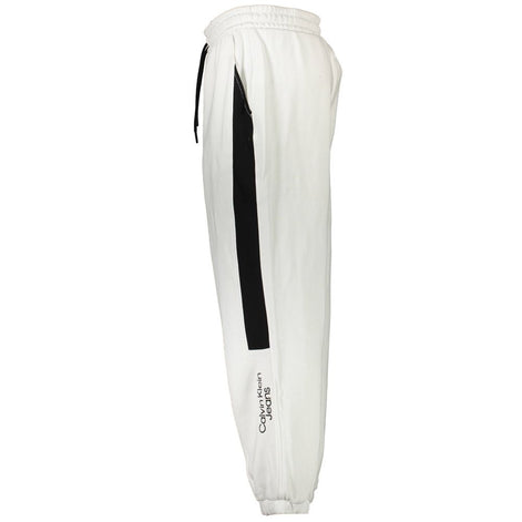 Calvin Klein White Cotton Men's Sport Trouser Calvin Klein