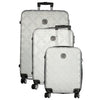 Laura Biagiotti Argento Poliuretano Women's Travel Trolley Set Laura Biagiotti