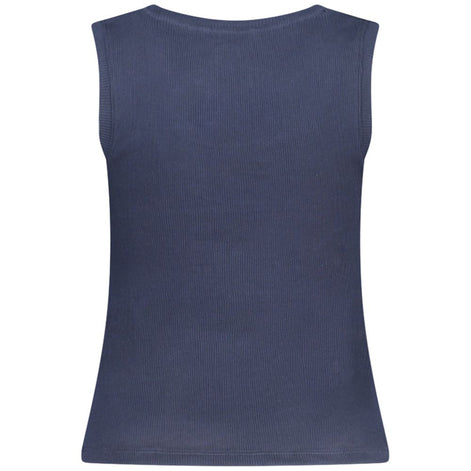 Tommy Hilfiger Blue Cotton Tank Top Tommy Hilfiger