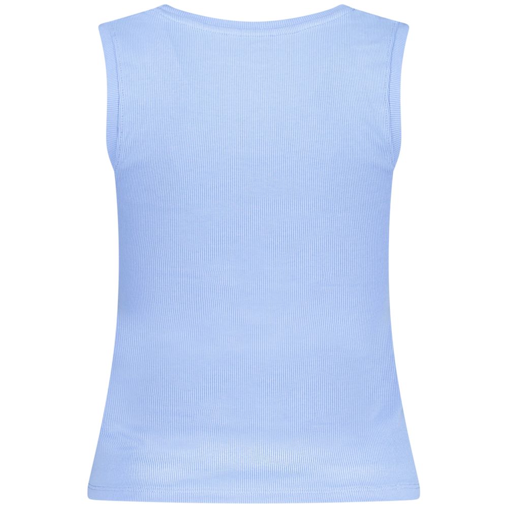 Tommy Hilfiger Blue Cotton Tank Top Tommy Hilfiger