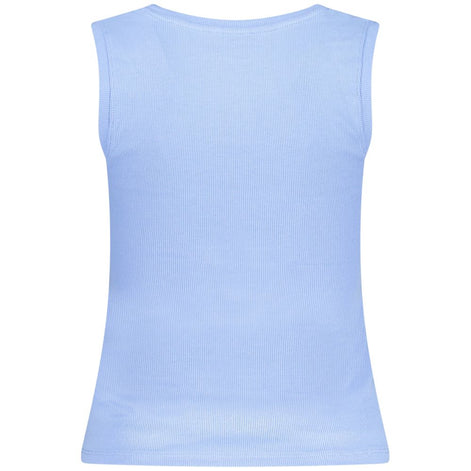 Tommy Hilfiger Blue Cotton Tank Top Tommy Hilfiger