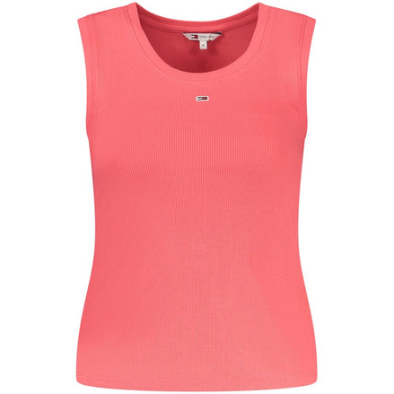 Tommy Hilfiger Pink Cotton Tank Top Tommy Hilfiger
