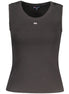 Tommy Hilfiger Black Cotton Tank Top Tommy Hilfiger