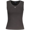 Tommy Hilfiger Black Cotton Women Tank Top Tommy Hilfiger