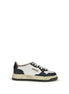 Autry Cream Leather Athletic Sneakers Autry