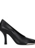 Burberry Black Leather High Heel Pumps Burberry